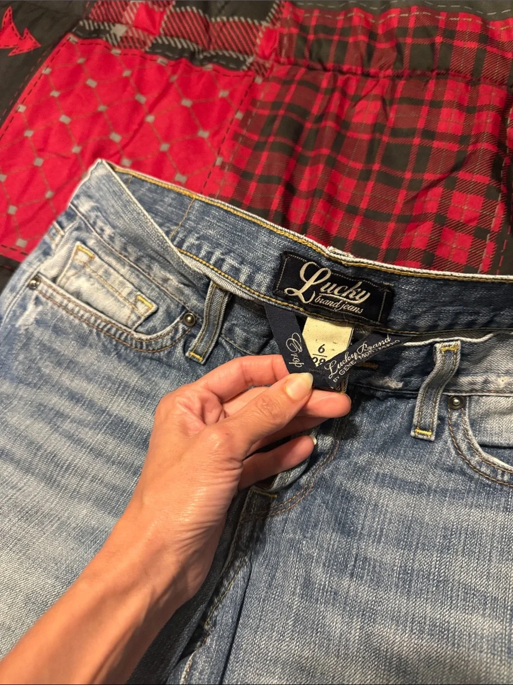 Lucky Brand Light Wash Denim Bermuda Shorts